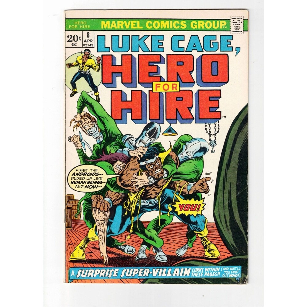 Luke Cage Hero for Hire #8 1973 Marvel